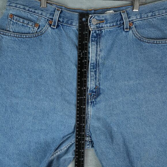 Vintage Levis 977 Jean Shorts Womens 18W 8" Inseam Jorts Y2K Baggy Grunge Mom - Picture 7 of 12